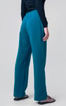 Stretchy Embroidery Design Details Trousers