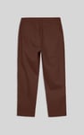 Womens Pleated Cropped Trouser