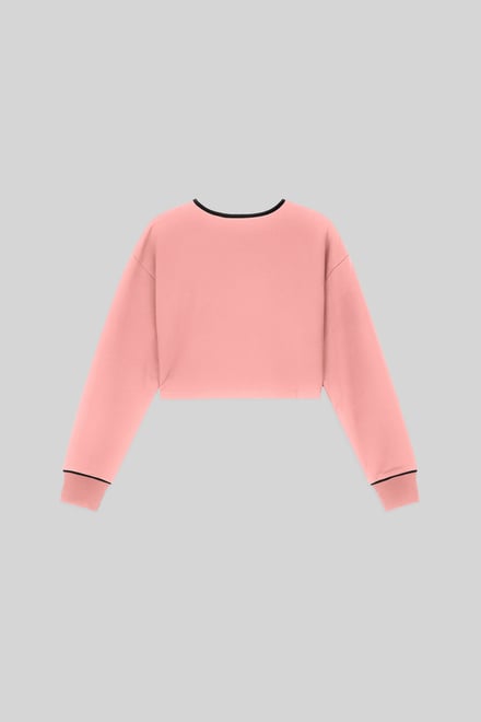 Womens Drop Shoulder Zip Through Top