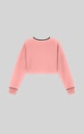 Womens Drop Shoulder Zip Through Top