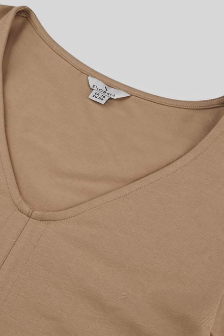 Womens Ruched Long Sleeve Crop Top