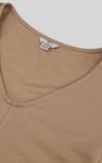 Womens Ruched Long Sleeve Crop Top