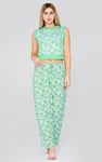 Zebra Print Straight leg Trousers