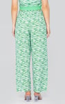Zebra Print Straight leg Trousers