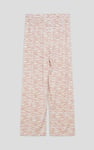 Zebra Print Straight leg Trousers