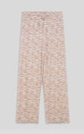 Zebra Print Straight leg Trousers