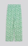 Zebra Print Straight leg Trousers