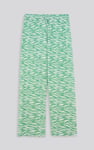 Zebra Print Straight leg Trousers