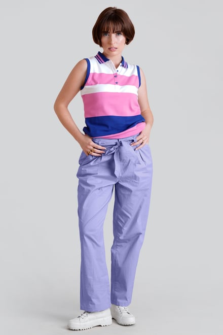Regular Fit Cotton Stretch Dobby Trouser