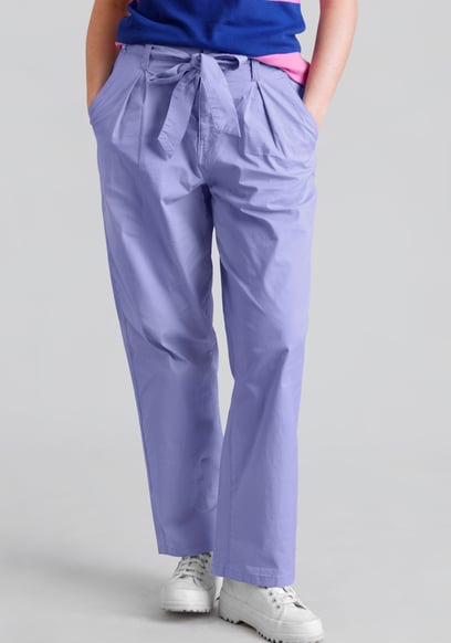 Regular Fit Cotton Stretch Dobby Trouser