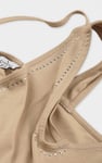 Solid ​Knitted Asymmetrical Tank Top