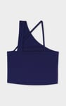 Solid ​Knitted Asymmetrical Tank Top