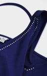 Solid ​Knitted Asymmetrical Tank Top