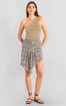 Solid ​Knitted Asymmetrical Tank Top
