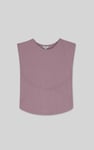 Sleeveless Curve Hem Workout Top