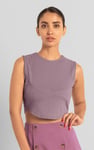 Sleeveless Curve Hem Workout Top