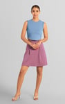 Sleeveless Curve Hem Workout Top