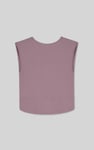 Sleeveless Curve Hem Workout Top