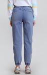 Women’s Zip-Cuff Denim Jogger Pants