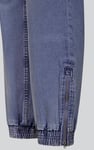 Women’s Zip-Cuff Denim Jogger Pants