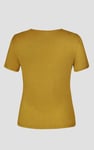 Key Hole Detail Short Sleeve Viscose Top