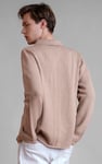 Men's Neutral Knitted Button Through Shirts