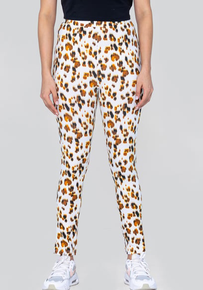 Leopard Print Regular length Leggings