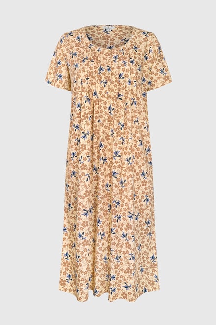 Pleated Details S/S Nightdress