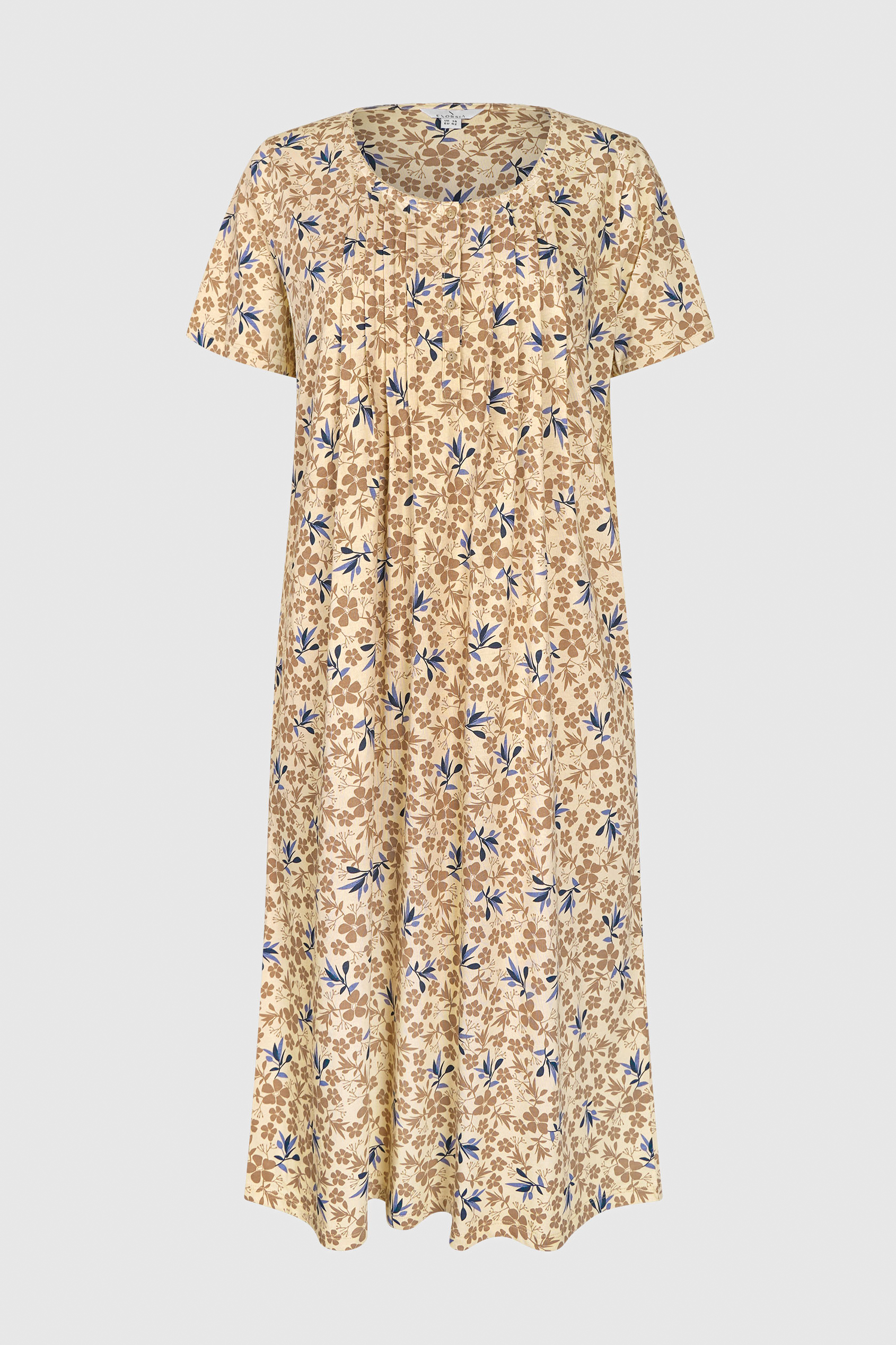 Pleated Details S/S Nightdress