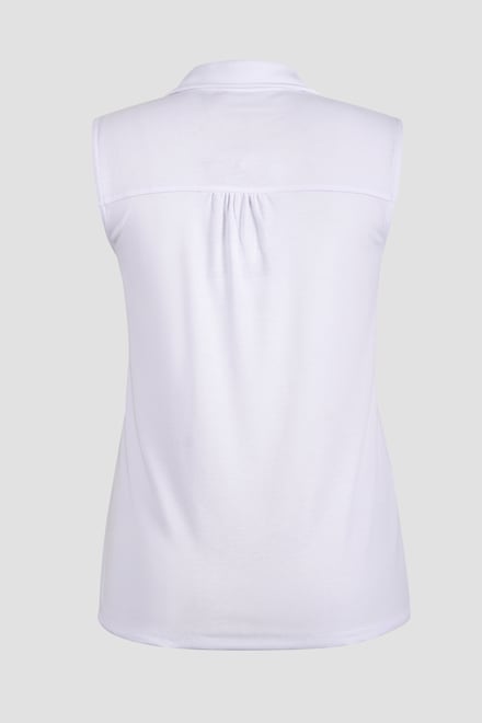 Sleeveless Printed Tie Hem Tops