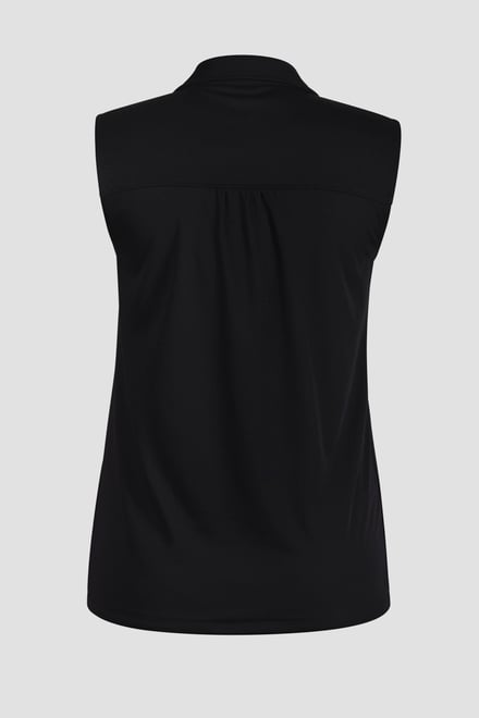Sleeveless Printed Tie Hem Tops