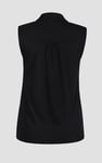 Sleeveless Printed Tie Hem Tops