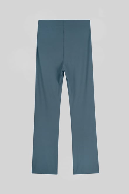 Women's Supper Stretch Zip Details Flare Leggings