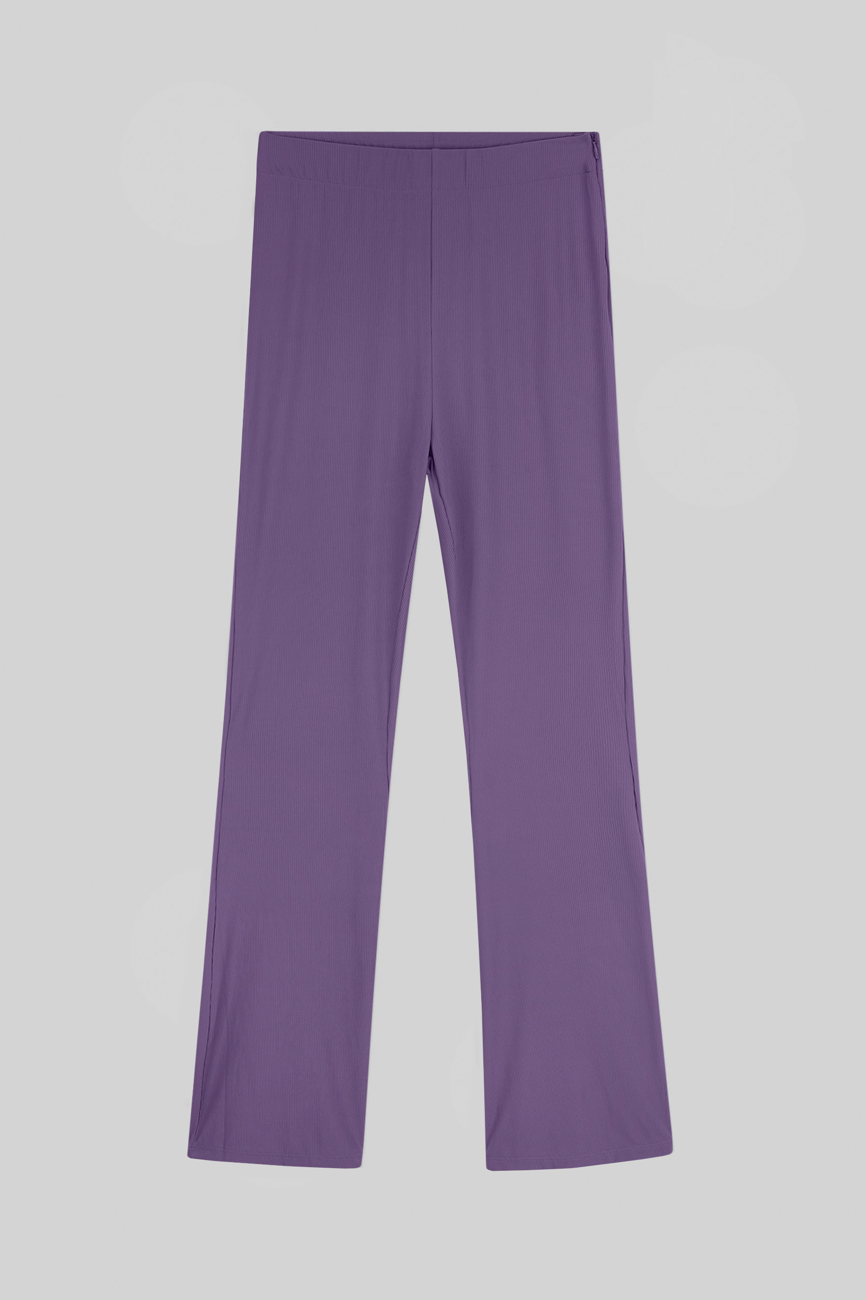 Women's Supper Stretch Zip Details Flare Leggings