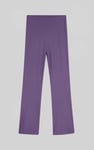 Women's Supper Stretch Zip Details Flare Leggings