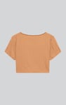 Snap Button Details Crop Tank Top