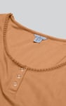 Snap Button Details Crop Tank Top