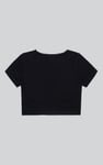 Snap Button Details Crop Tank Top