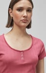 Snap Button Details Crop Tank Top