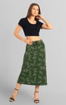 Snap Button Details Crop Tank Top