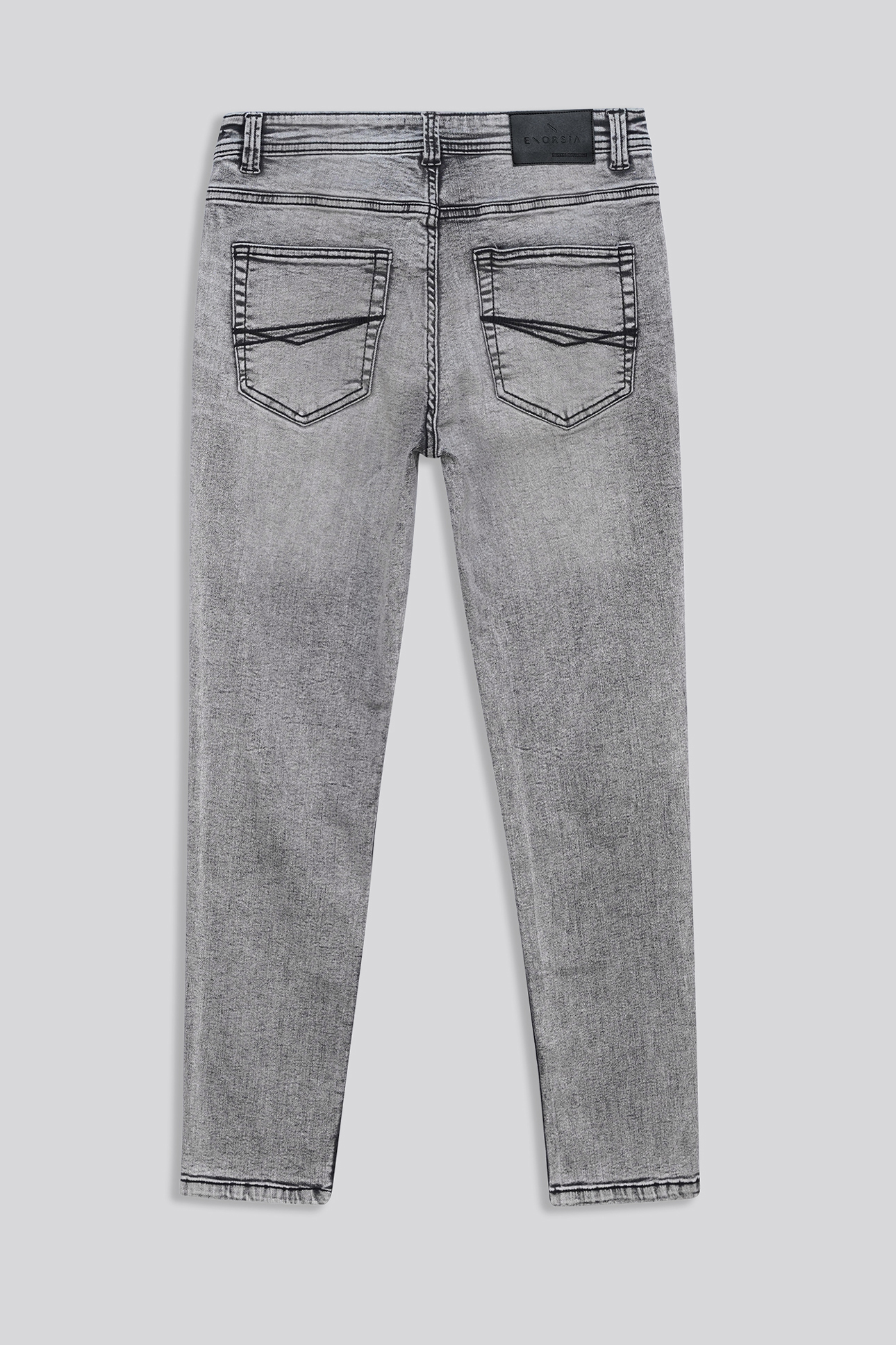 Men's Grey Slim Fit Motionflex Jeans | Enorsia