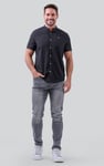 Men's Grey Slim Fit Motionflex Jeans | Enorsia