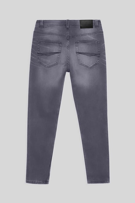 Men's Grey Slim Fit Motionflex Jeans | Enorsia