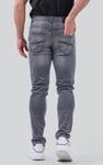 Men's Grey Slim Fit Motionflex Jeans | Enorsia