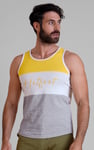 Colour Block Hot Foot Printed Vest