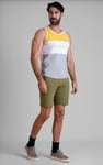 Colour Block Hot Foot Printed Vest