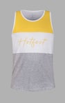 Colour Block Hot Foot Printed Vest