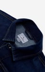 Womens Sleeveless Button Up Denim Jacket