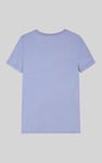 Indigo Washed Embroidered V-Neck T-shirt