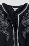 Lace Trimmed Puff Sleeve Tops